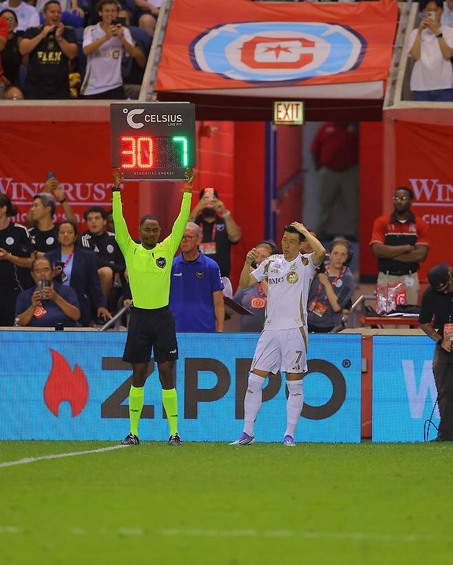 [서울=뉴시스] 미국 프로축구 메이저리그사커(MLS) 로스앤젤레스FC(LAFC)의 손흥민. (사진=LAFC SNS 캡처) *재판매 및 DB 금지