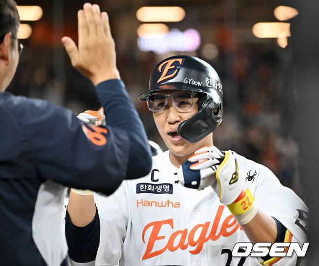 [OSEN=민경훈 기자] 한화 채은성. 2025.08.07 / rumi@osen.co.kr