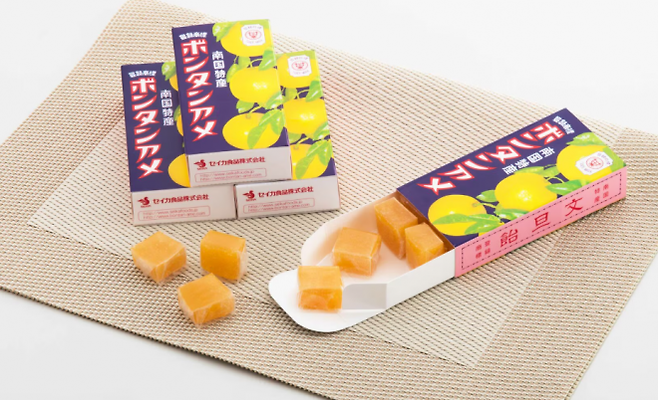 일본에서 ‘요의를 덜 느끼는’ 사탕으로 인기를 끌고 있는 세이카식품의 ‘본탄아메’. 세이카식품 제공