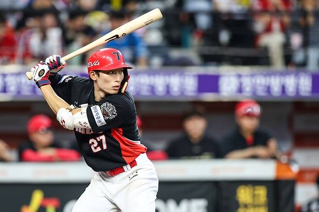 ▲ 그간 수비용 선수라는 이미지가 있었던 김호령은 올해 공격에서도 맹활약하며 재평가를 받고 있다 ⓒKIA타이거즈