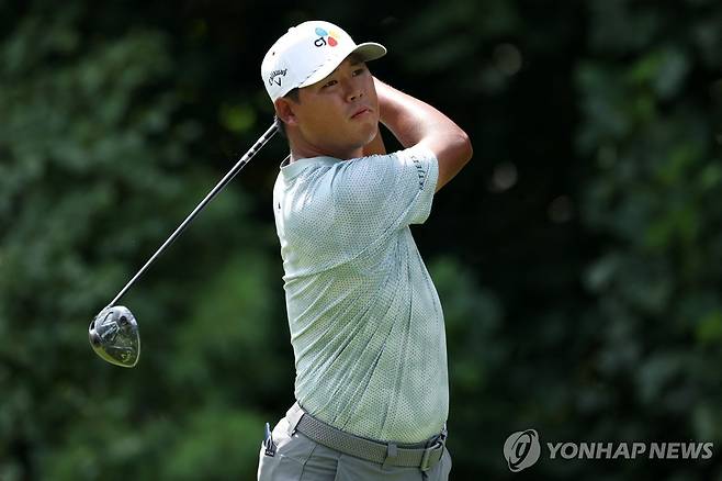 김시우의 2라운드 경기 모습 [게티이미지/AFP=연합뉴스]