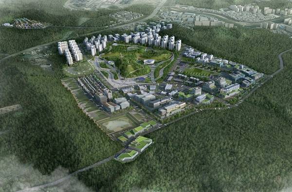 박달스마트시티 조성사업 조감도. /안양시 제공