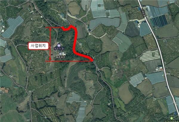 상가지구 위치도 / 사진=제주시