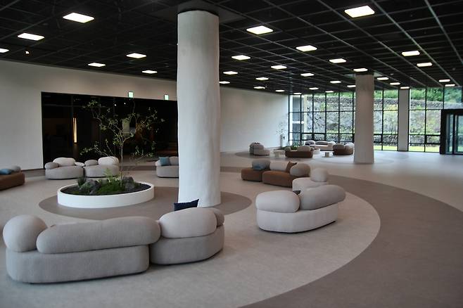 전시관 로비. 개관 행사도 로비에서 치른 바 있다. ⓒ제주의소리