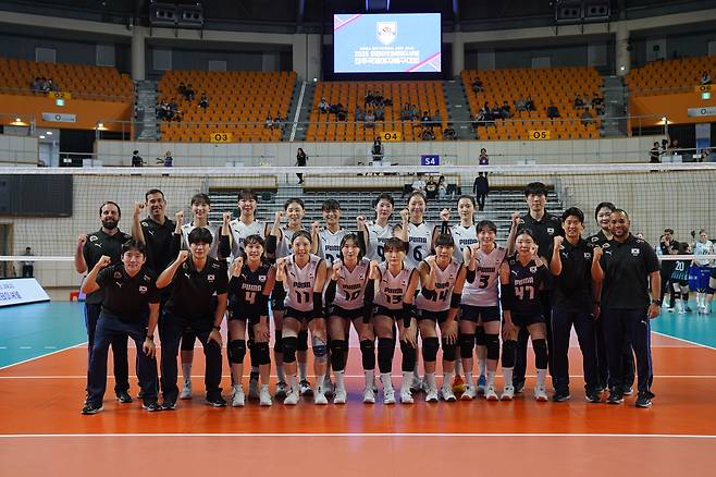 한국여자배구 대표팀(대한배구협회 제공)