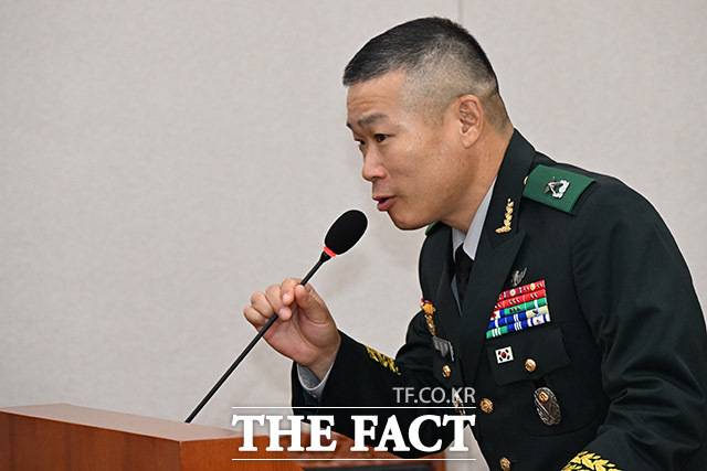 채상병 사건 외압 의혹을 수사하는 이명현 특별검사팀이 17일 오후 2시부터 김동혁 전 군검찰단장의 직권남용 권리행사방해 등 혐의 피의자 조사를 진행 중이다. /남윤호 기자