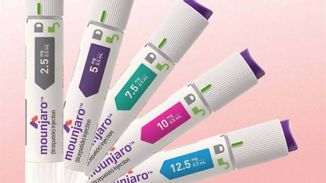 비만치료제 마운자로프리필드펜의 미국 판매 제품 모습. 일라이릴리 제공