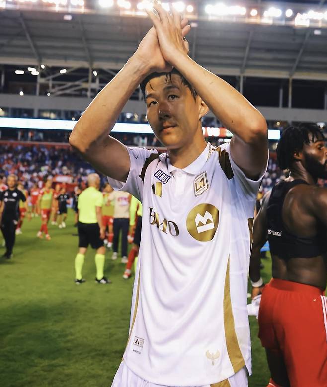 손흥민. 사진=LAFC SNS