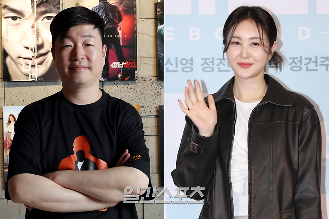 장원석 비에이엔터테인먼트 대표(왼쪽)과 배우 손은서 / 사진=일간스포츠 DB