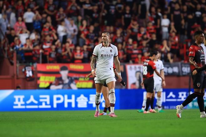 ▲ 광주FC 이적생 아이슬란드 출신 공격수 프리드욘슨 [광주FC]