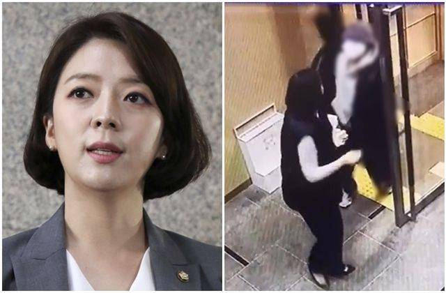 배현진 국민의힘 의원. 오른쪽 사진은 배 의원이 지난해 1월25일 오후 5시쯤 서울 강남에서 10대 중학생에게 둔기로 머리를 가격당하는 상황이 담긴 CCTV 화면. 뉴시스, 배현진 의원실 제공