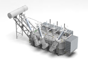 일진전기가 생산하는 변압기.