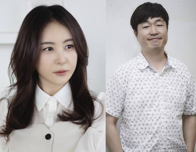 배우 손은서, 장원석 대표. 각 소속사 제공