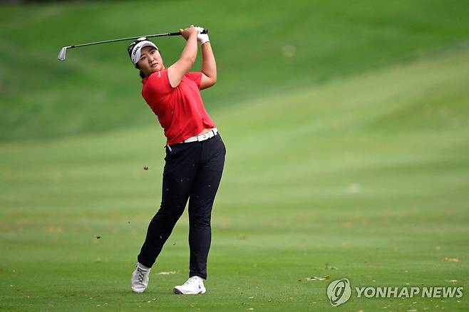 유해란 2라운드 경기 모습 [게티이미지/AFP=연합뉴스 자료사진]
