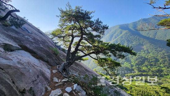 ▲ 백운산 전경.