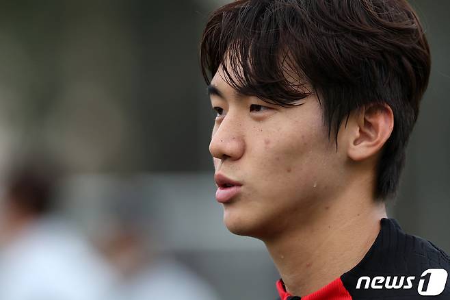 축구대표팀의 김지수. 2023.6.8/뉴스1 ⓒ News1 이승배 기자