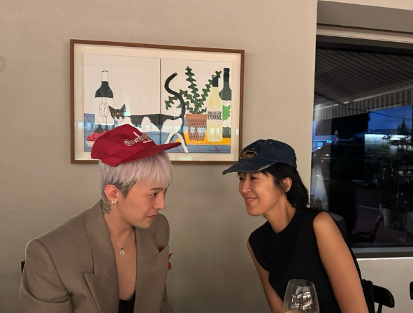 지드래곤, 홍진경. 사진| SNS