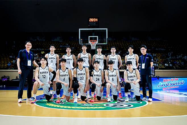 한국 남자농구대표팀. 사진제공=대한민국농구협회