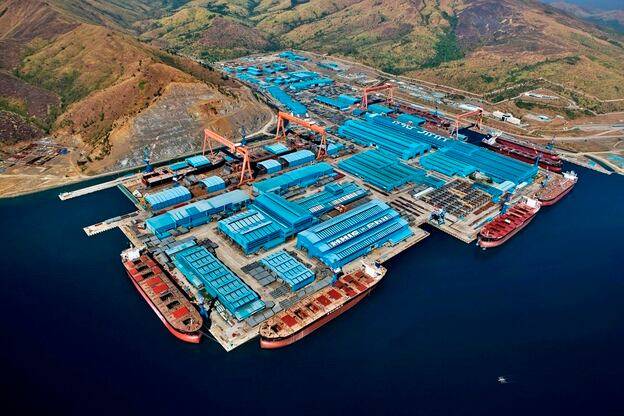 필리핀 수빅 조선소 전경./HJ중공업 제공