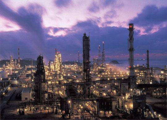 대산석유화학단지 전경