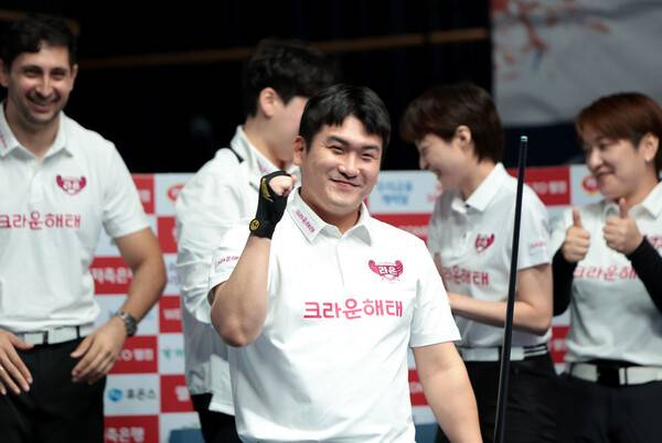 크라운해태의 오태준. PBA 제공