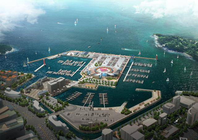 여수 웅천 마리나항만 조감도. 해양수산부 제공