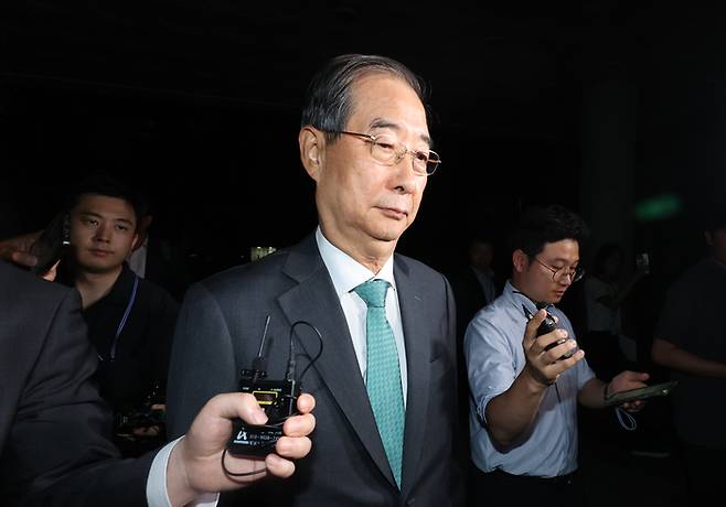 한덕수 전 국무총리. 연합뉴스