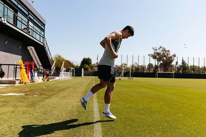 [서울=뉴시스] 미국 프로축구 메이저리그사커(MLS) 로스앤젤레스FC(LAFC)의 손흥민. (사진=LAFC SNS 캡처) 2025.08.14. photo@newsis.com *재판매 및 DB 금지
