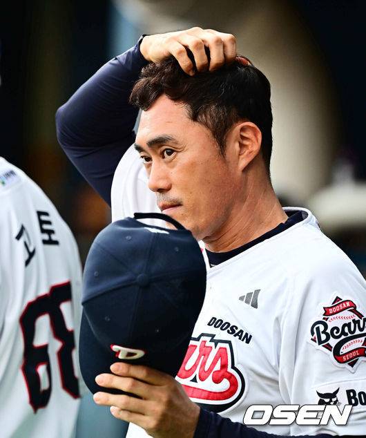 [OSEN=지형준 기자] 두산 조성환 감독대행. 2025.08.16 / jpnews@osen.co.kr