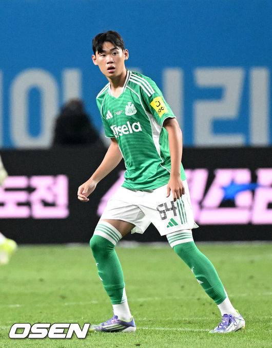 [OSEN=이대선 기자] 뉴캐슬 박승수 2025.08.03 /sunday@osen.co.kr