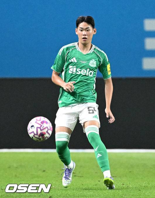 [OSEN=이대선 기자] 뉴캐슬 박승수 2025.08.03 /sunday@osen.co.kr