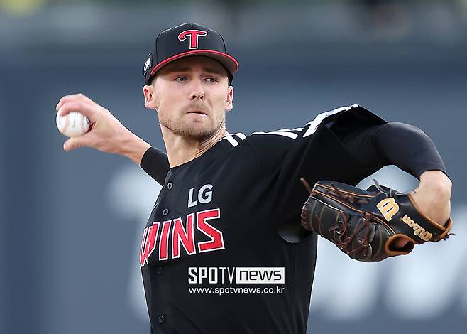 ▲ LG 데뷔전에서 인상적인 활약을 선보인 앤더스 톨허스트 ⓒ곽혜미 기자