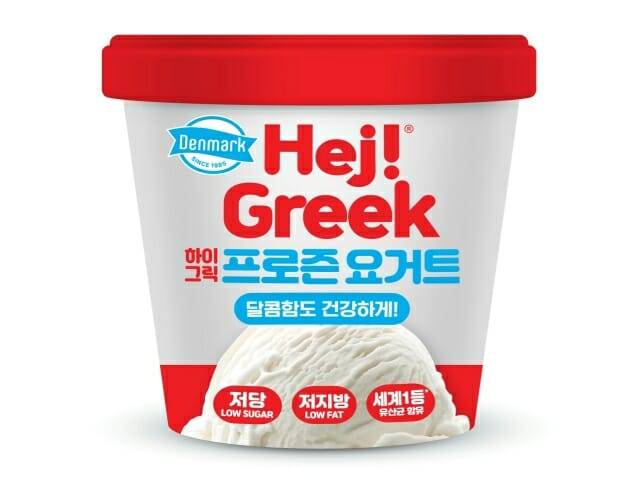 회사의 신제품 덴마크 하이 그릭 프로즌 요거트. (사진=동원F&B)