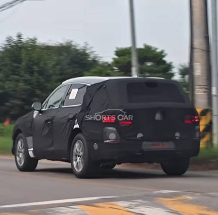 GV80 하이브리드 스파이샷(출처:숏카)