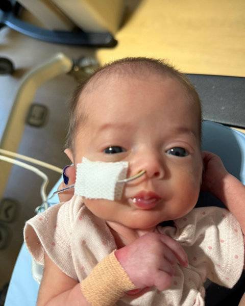 다섯 쌍둥이 중 카일라 로즈.