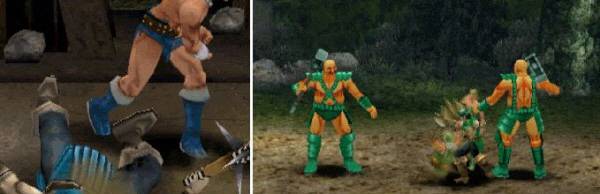 모션과 그래픽 모두 불합격점 수준...