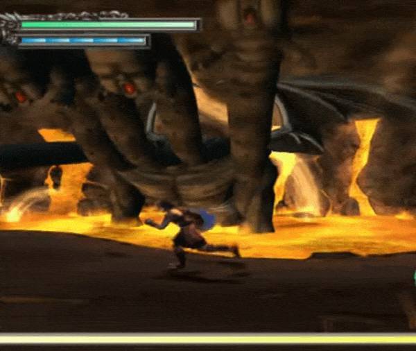 갓오브워를 벤치마킹한 듯한 모습