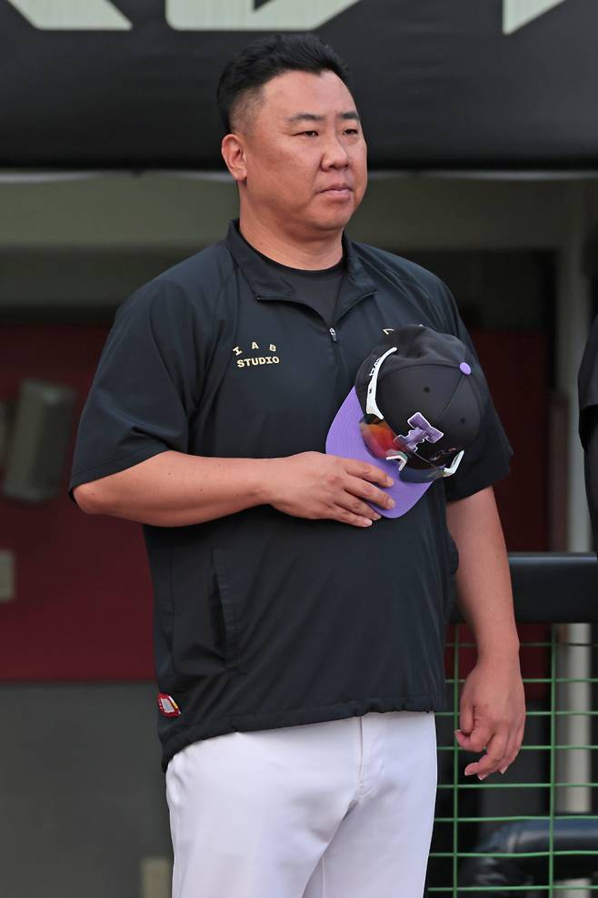 19일 광주 키움전을 승리, 3연패에서 탈출한 이범호 KIA 감독. KIA 제공