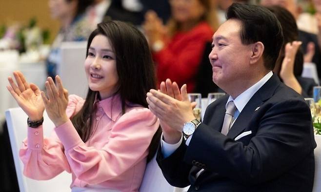 윤석열 전 대통령과 김건희 여사 [사진출처=연합뉴스]