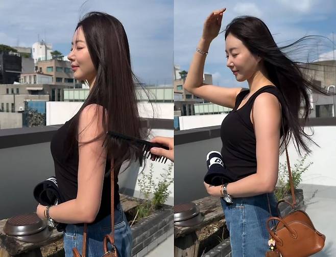 김사랑 소셜 계정 캡처
