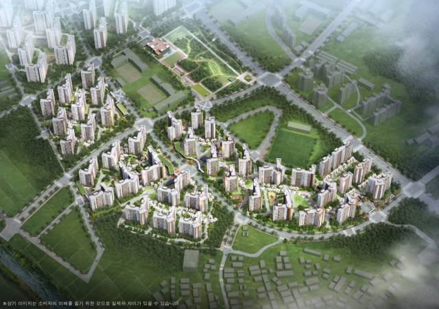 경기 화성 반정아이파크캐슬 조감도. 사진 제공=포애드원