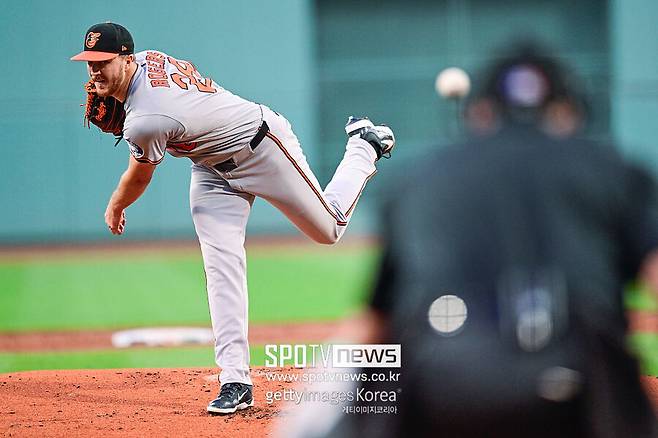 ▲ 트레버 로저스는 보스턴 강타선을 7이닝 1실점으로 제압했다.