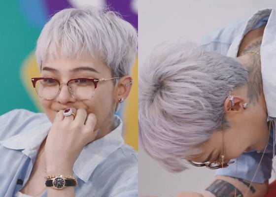 지드래곤, 웃으면 안되는 생일파티서 어금니 꽉..200만뷰 육박