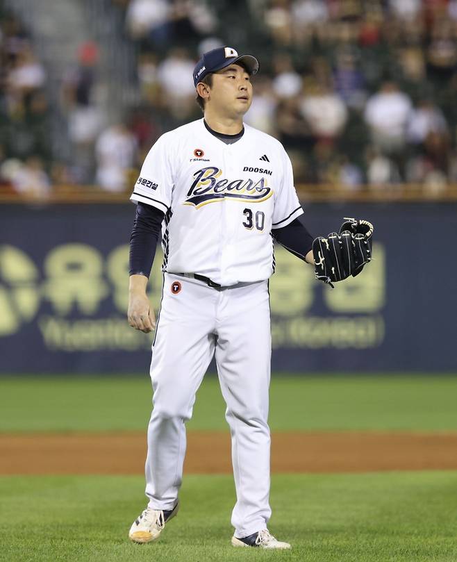 두산 베어스 김정우. /사진=두산 베어스 제공