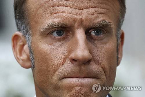 마크롱 프랑스 대통령 [AP 연합뉴스 자료사진. 재판매 및 DB 금지]