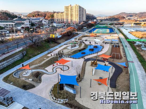 영주 강바람 놀이터 드론 촬영 사진=영주시 제공