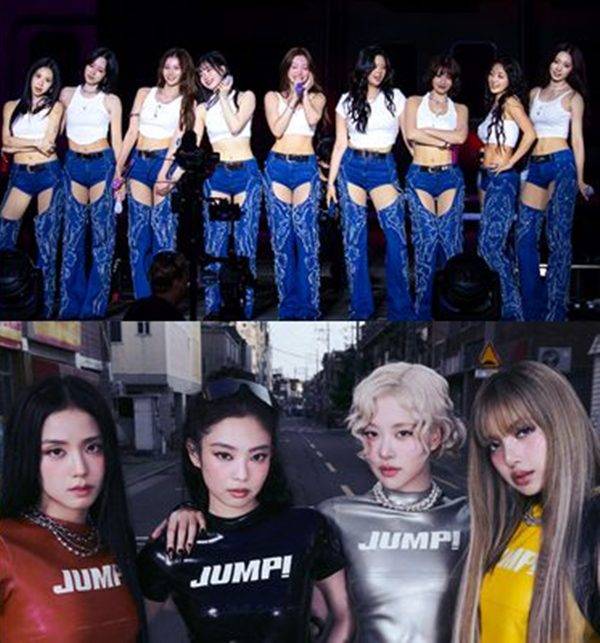 트와이스(위), 블랙핑크 / 사진=JYP엔터테인먼트, YG엔터테인먼트