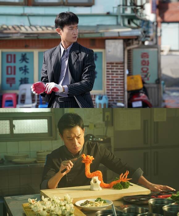 '보스' 조우진의 캐릭터 스틸컷이 공개됐다. /(주)하이브미디어코프