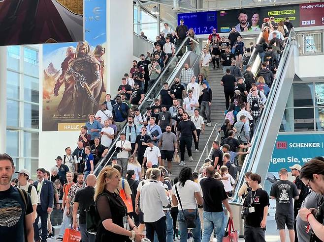 20일(현지 시간) 독일 쾰른에서 글로벌 최대 게임쇼 '게임스컴 2025'이 개막했다.ⓒ데일리안 이주은 기자