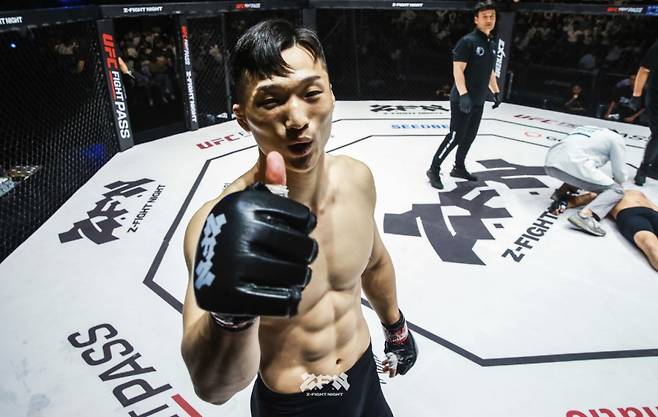 UFC 입성에 도전하는 장윤성. 사진=ZFN 공식 홈페이지